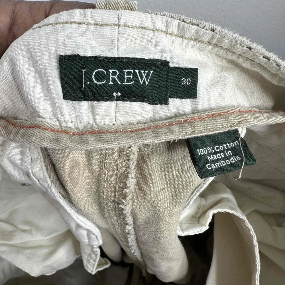J‎ Crew Shorts 30 Brown Khaki Cargo Pockets Casual Outdoor Utility Gorpcore